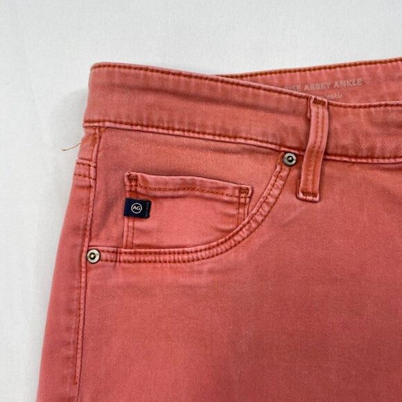 Anthropologie AG The High Rise Abbey Ankle Super Skinny Sateen Jean - Picture 10 of 13